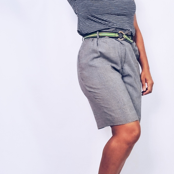 Houndstooth Shorts - Picture 2 of 9